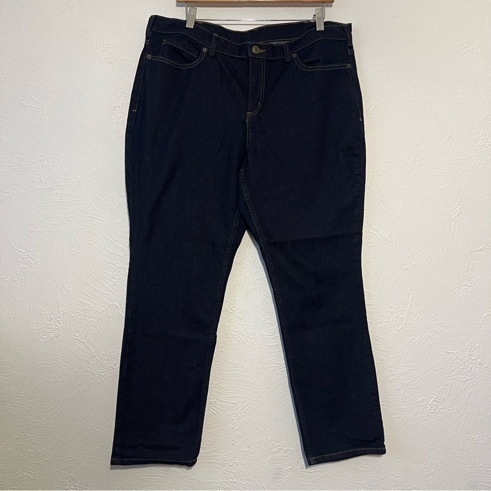 Duluth Trading Co Women’s Jeans Duluthflex Slim Leg Size 16/29 Actual 16x27.5 16